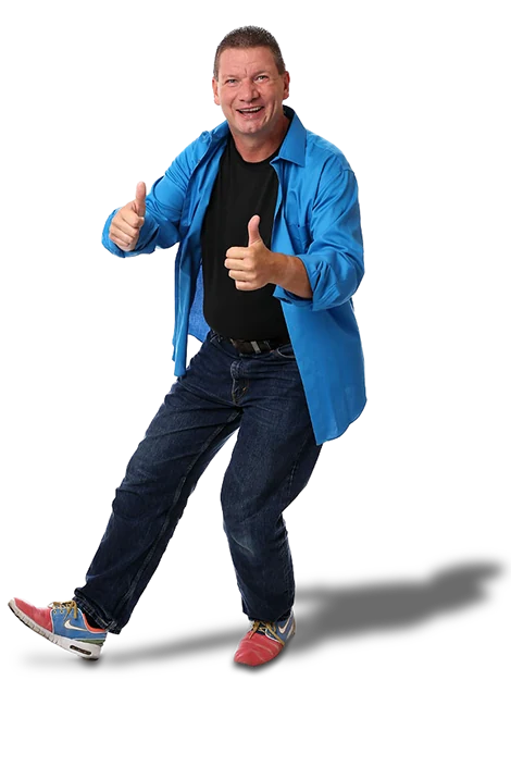 Christopher the Magician giving two thumbs up